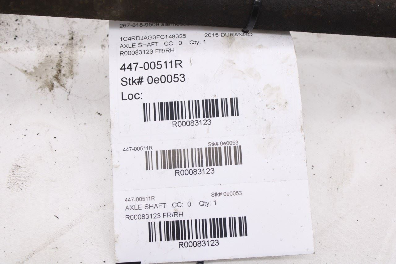 11-25 Dodge Durango SXT AWD Front Right Passenger Side CV Axle Drive Half Shaft12