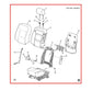14-15 Chevy Silverado 1500 2WT Front RH LH Side and Center Seat Complete *ReaD*4
