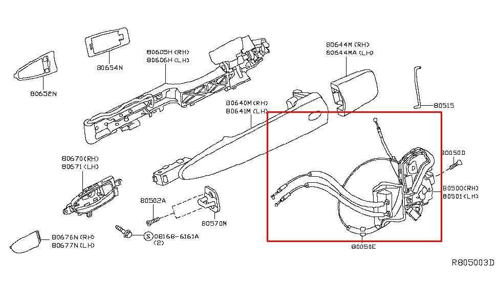 14-20 Infiniti QX60 Front Left Driver Side Door Lock Latch Actuator 80501-3JA0B1