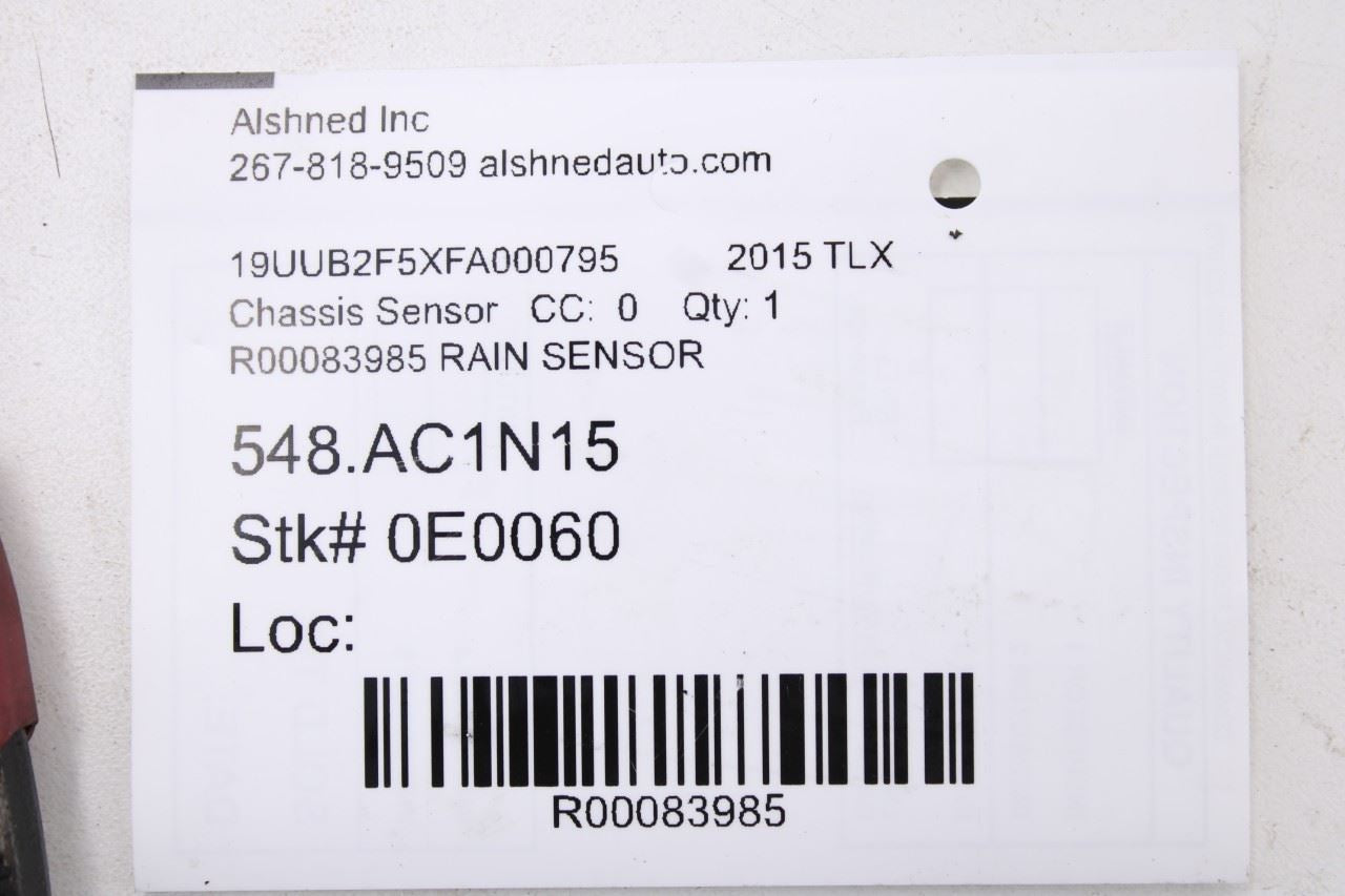 2015-2020 Acura TLX Tech Front Windshield Rain Sentinel Sensor 38970TZ3A01 OEM10
