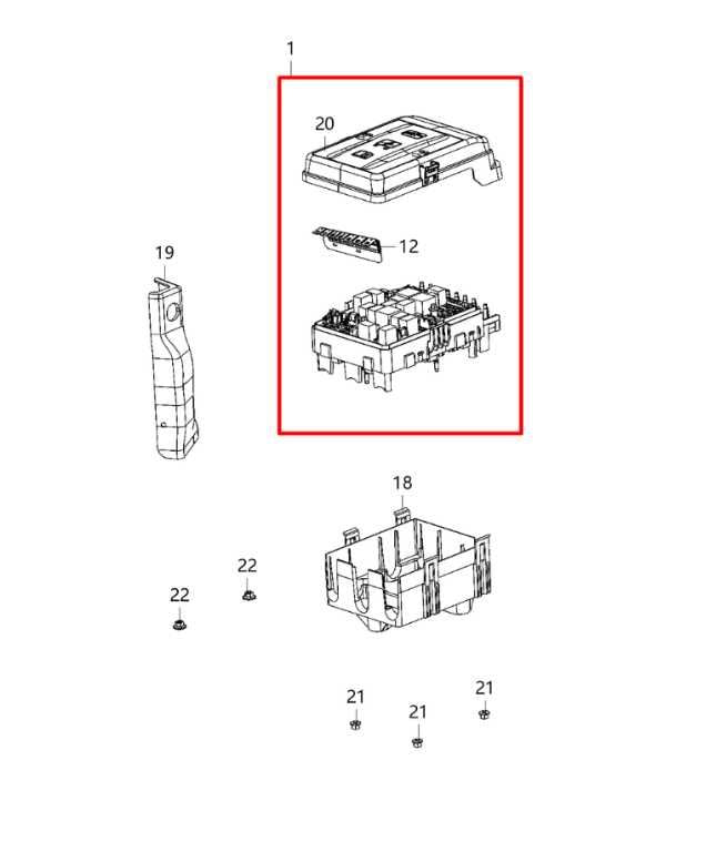 2020-21 Ram 1500 Big Horn 5.7L Engine Power Distribution Center Fuse Box *ReaD* - Alshned Auto Parts