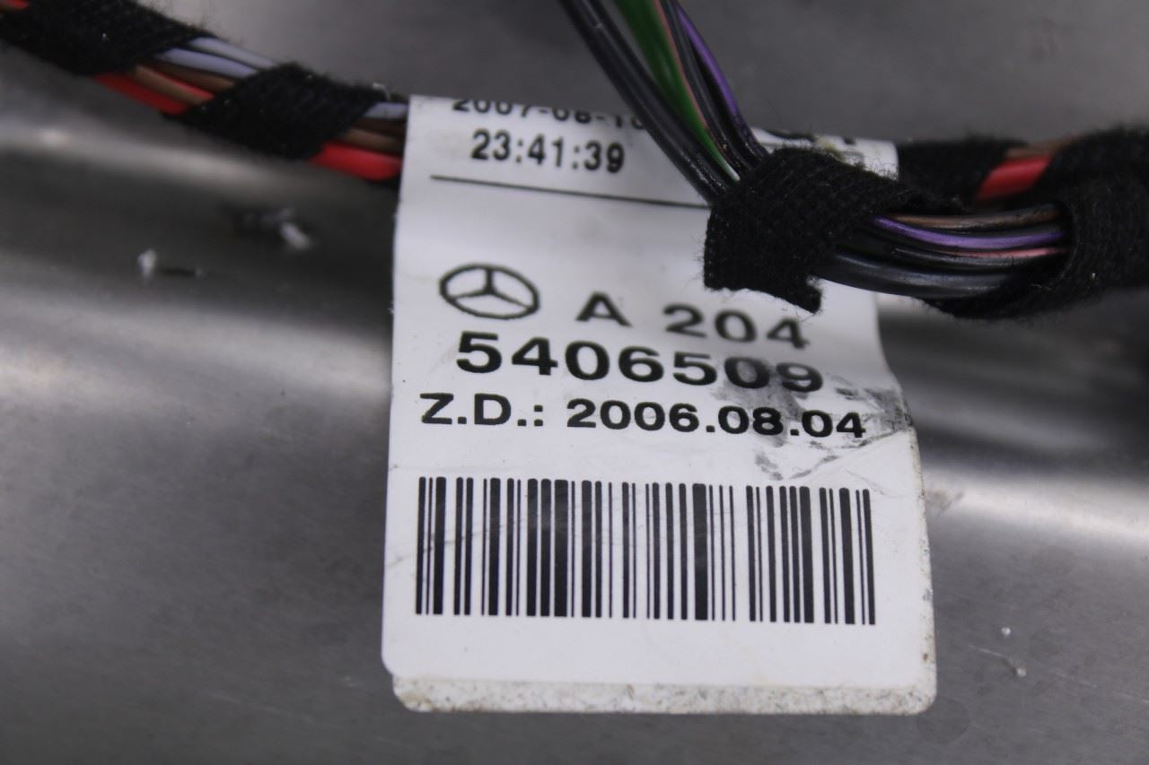 08-14 Mercedes-Benz C350 Sport RR RH Door Window Regulator w/ Carrier and Motor - Alshned Auto Parts