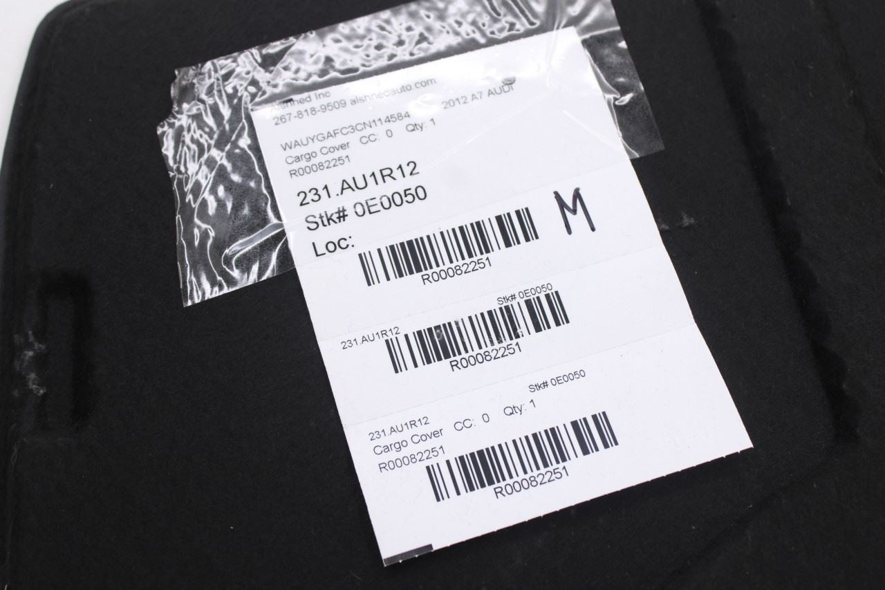 12-18 Audi A7 Premium Rear Trunk Floor Cargo Cover Panel Hard Mat 4G8863463BQA519