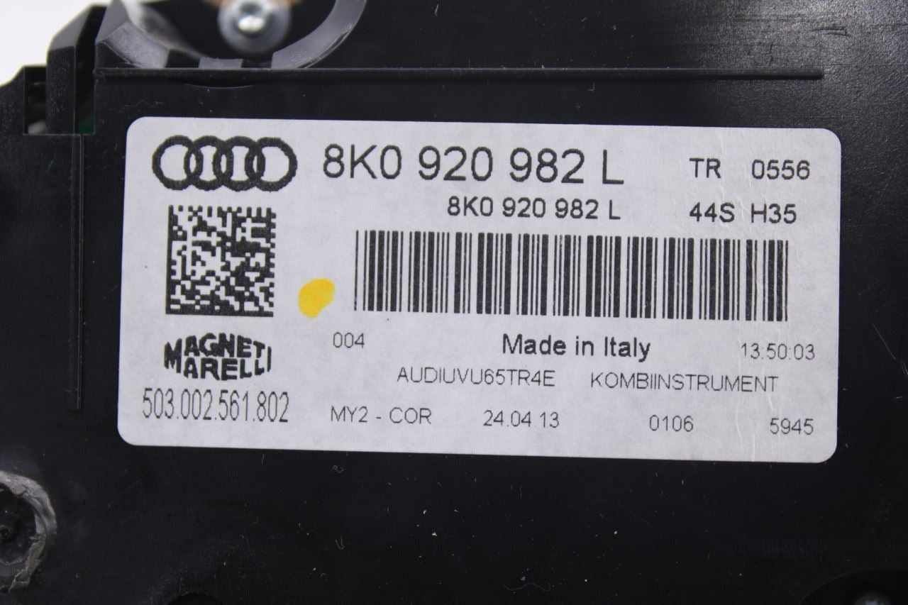 12-13 Audi S4 Premium Plus AWD Speedometer Gauge Instrument Cluster 112K Mileage - Alshned Auto Parts