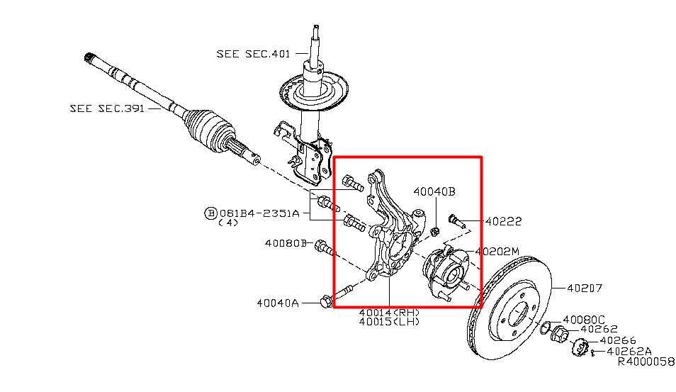 2013-19 Nissan Sentra SV 1.8L FWD Front Suspension Left Side Spindle Knuckle Hub - Alshned Auto Parts