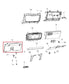 19-24 RAM 1500 Big Horn Front Left Dash Steering Column Opening Cover 5YK14TX7AE - Alshned Auto Parts