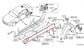 2015-24 Infiniti Q50 Premium Left Rocker Skirt Panel Molding 76851-4KH6A *ReaD* - Alshned Auto Parts