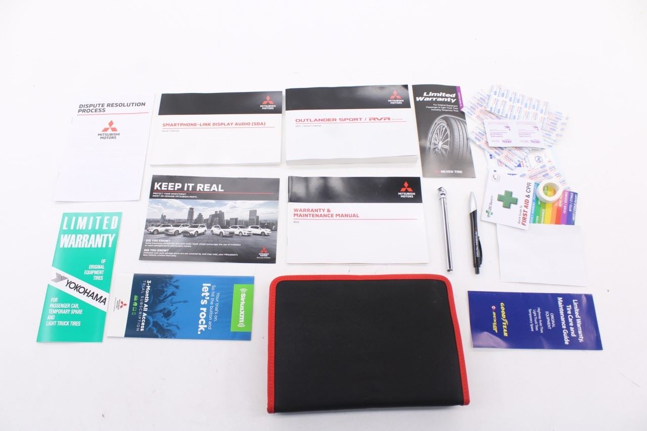 2021 Mitsubishi Outlander Sport Owners Manual Set with Case R831370