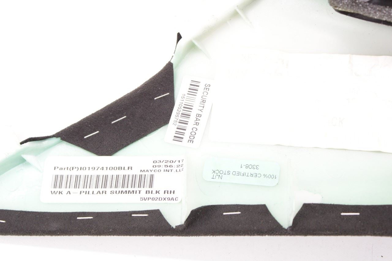 16-21 Jeep Grand Cherokee Front Right and Left A-Pillar Molding Trim 5VP02DX9AC - Alshned Auto Parts