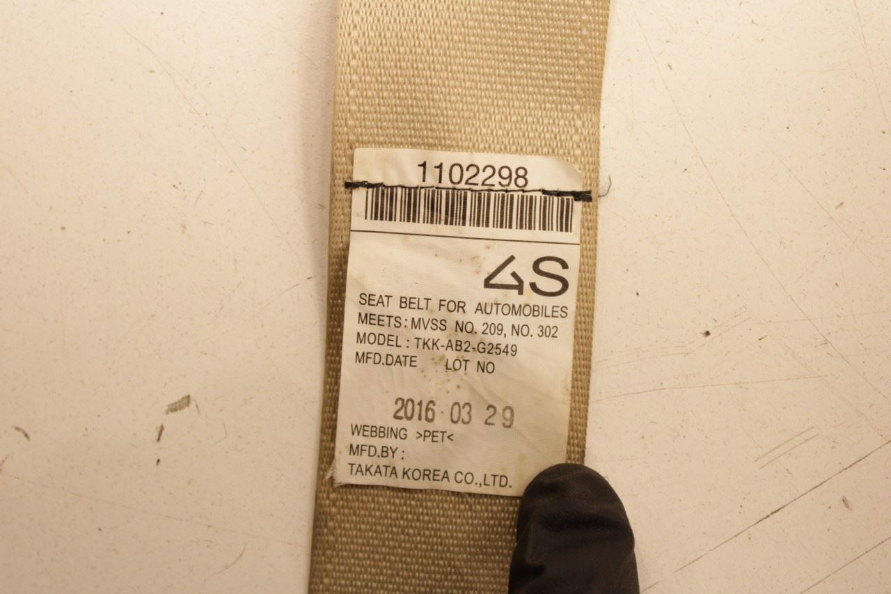 14-18 Infiniti Q50 Premium Rear Passenger Right Side 2nd Row Seat Belt Retractor - Alshned Auto Parts