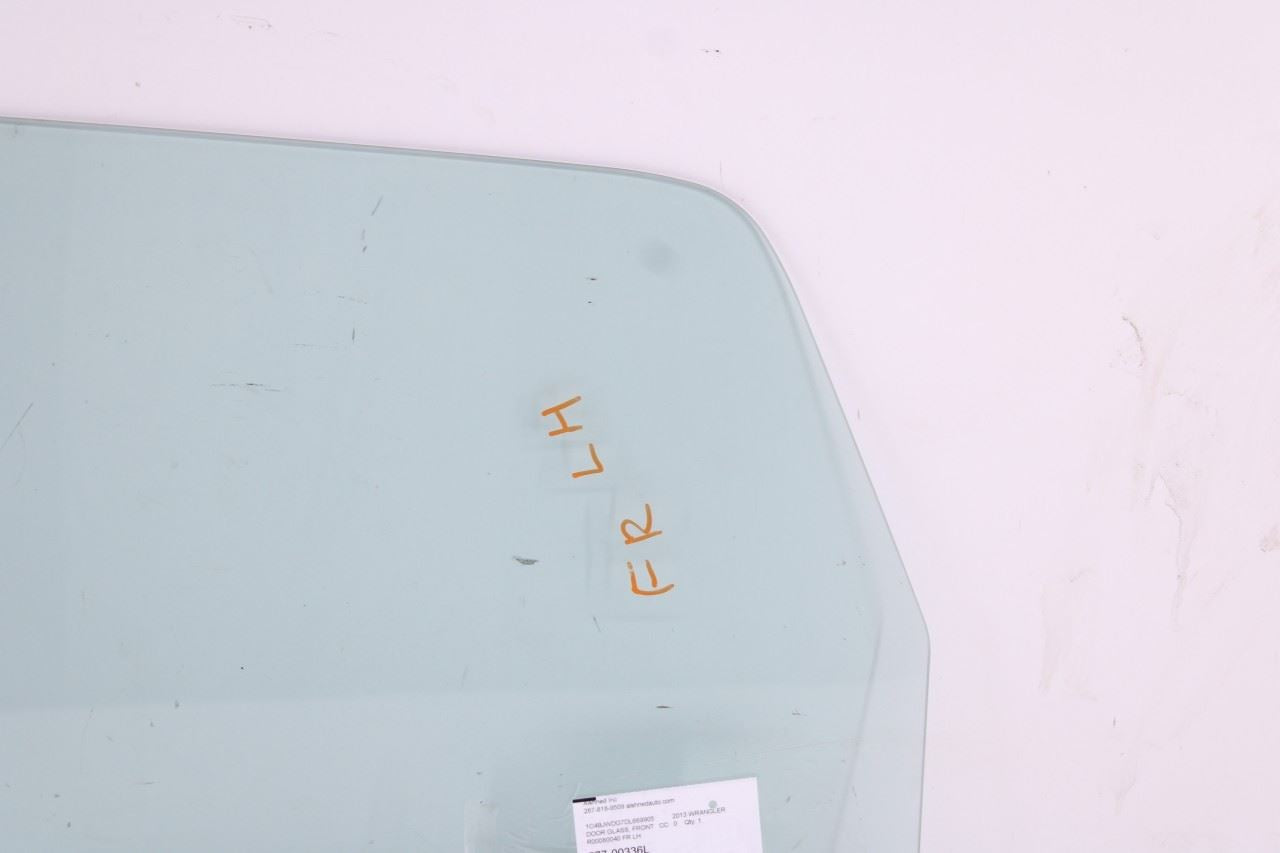 2007-2017 Jeep Wrangler Unlimited Sport Front Left Door Window Glass 55395249AB - Alshned Auto Parts