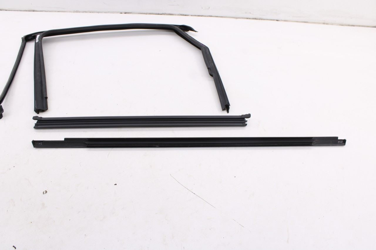 2019-26 Volkswagen Jetta SE Rear Right Door Run Channel w/ Belt Weatherstrip Set - Alshned Auto Parts