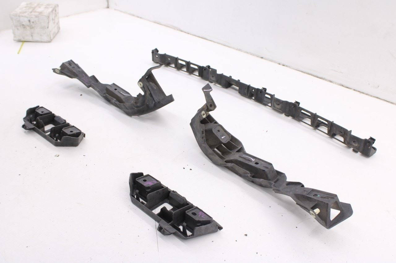 11-14 Porsche Cayenne S Rear Bumper Center and RH LH Side Support Mount Brackets9