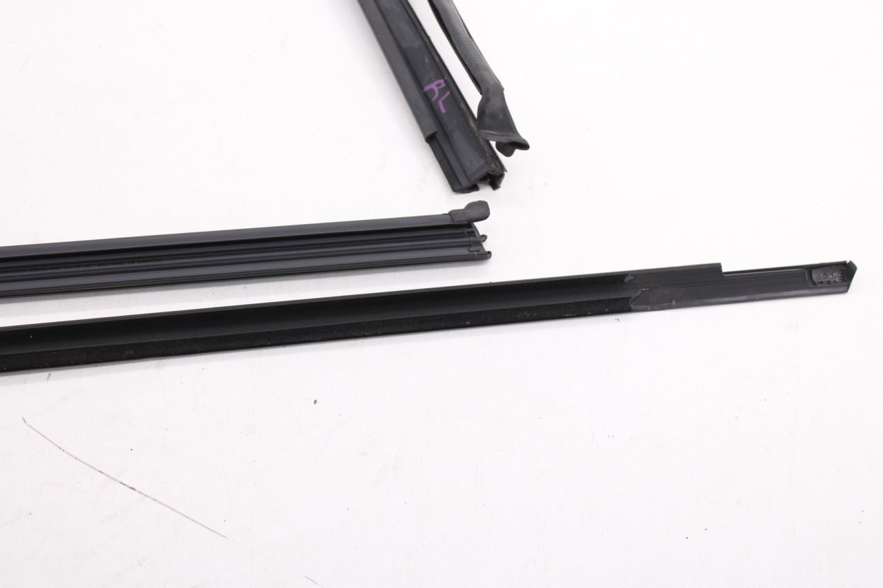 2019-26 Volkswagen Jetta SE Rear Left Door Run Channel w/ Belt Weatherstrip Set - Alshned Auto Parts