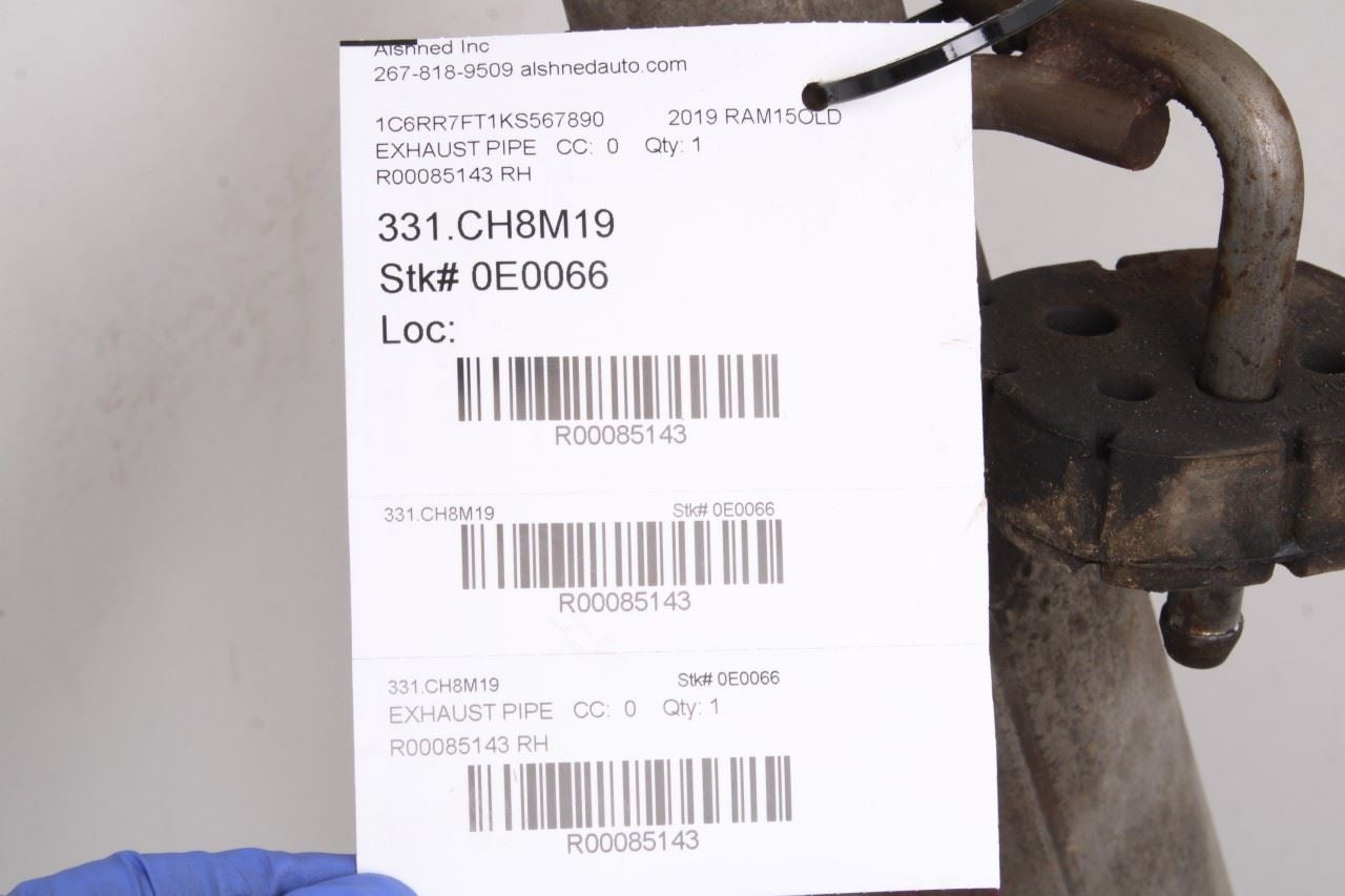 2014-24 Ram 1500 Classic Express Quad Cab 5.7L Rear Right Exhaust Resonator Pipe - Alshned Auto Parts