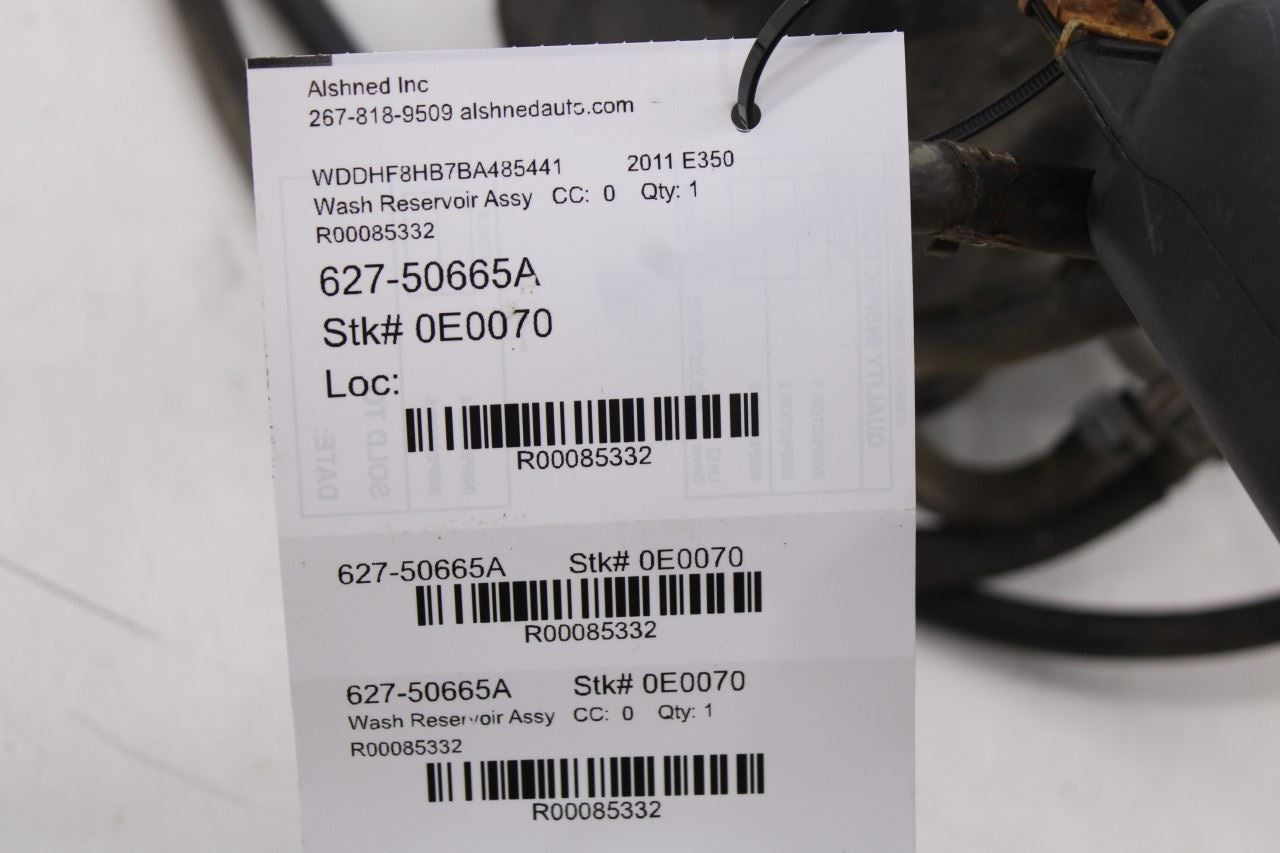 2010-2016 Mercedes-Benz E350 Front Windshield Wiper Washer Reservoir 2048602360 - Alshned Auto Parts