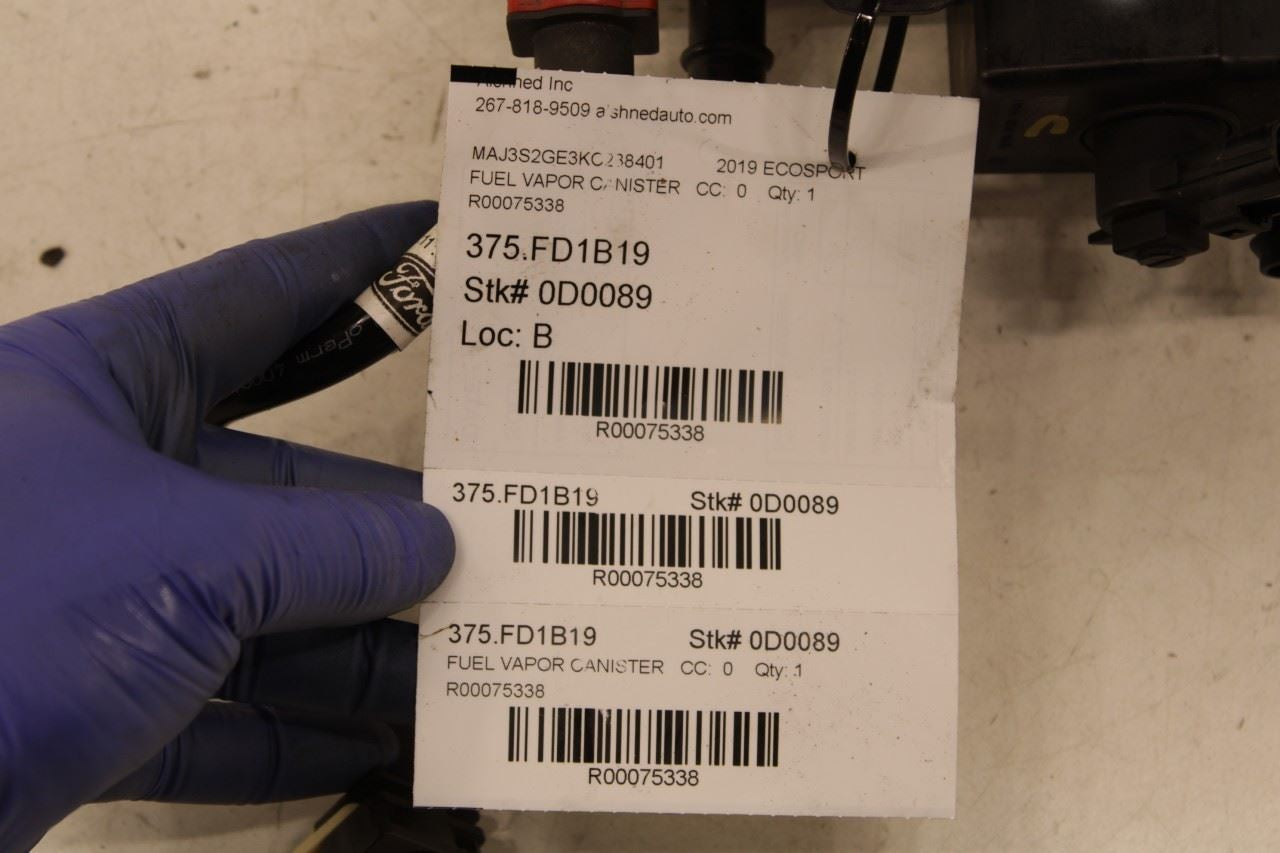 18-2022 Ford Ecosport SE Fuel Vapor Evaporator Emission Canister GU5A-9D653-TA - Alshned Auto Parts