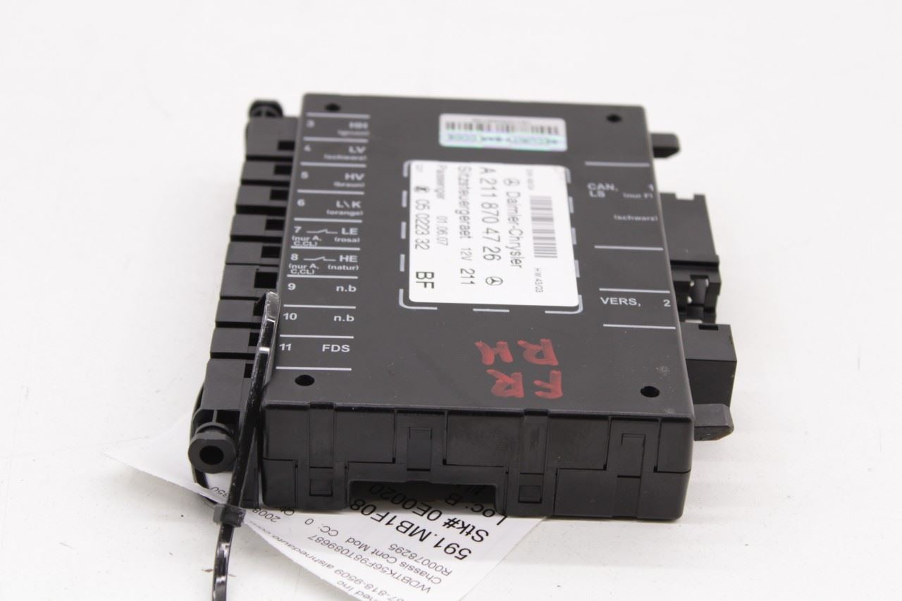 2006-2009 Mercedes-Benz CLK 350 Front Right Power Seat Memory Control Module OEM - Alshned Auto Parts