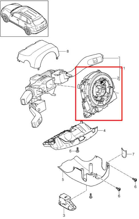 2011-16 Porsche Cayenne Platinum 3.6L Steering Wheel Clock Spring 7PP-953-568-BE - Alshned Auto Parts