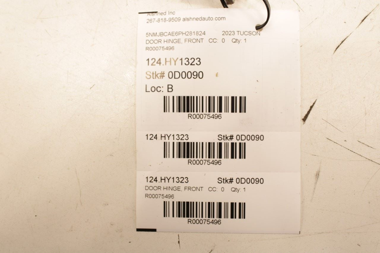 2022-2025 Hyundai Tucson SEL Front Right Side Door Hinge Upper and Lower Pair - Alshned Auto Parts
