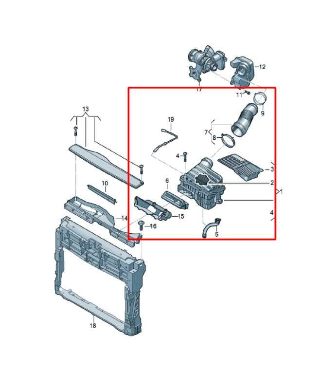 22-25 Volkswagen Jetta SE Air Intake Cleaner w/ Duct Tube Hose 5QM-129-607-G OEM - Alshned Auto Parts