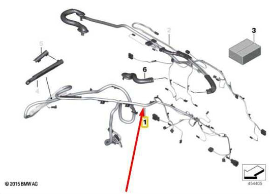 2018-2020 BMW 430i xDrive Rear Trunk Deck Lid Wire Wiring Harness 6992217 OEM - Alshned Auto Parts