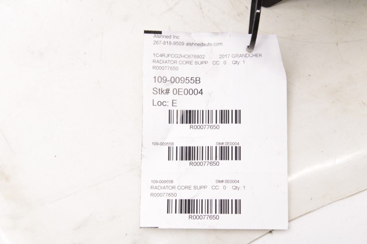 2014-21 Jeep Grand Cherokee Radiator Core Right Side Mount Support Brace Bracket - Alshned Auto Parts