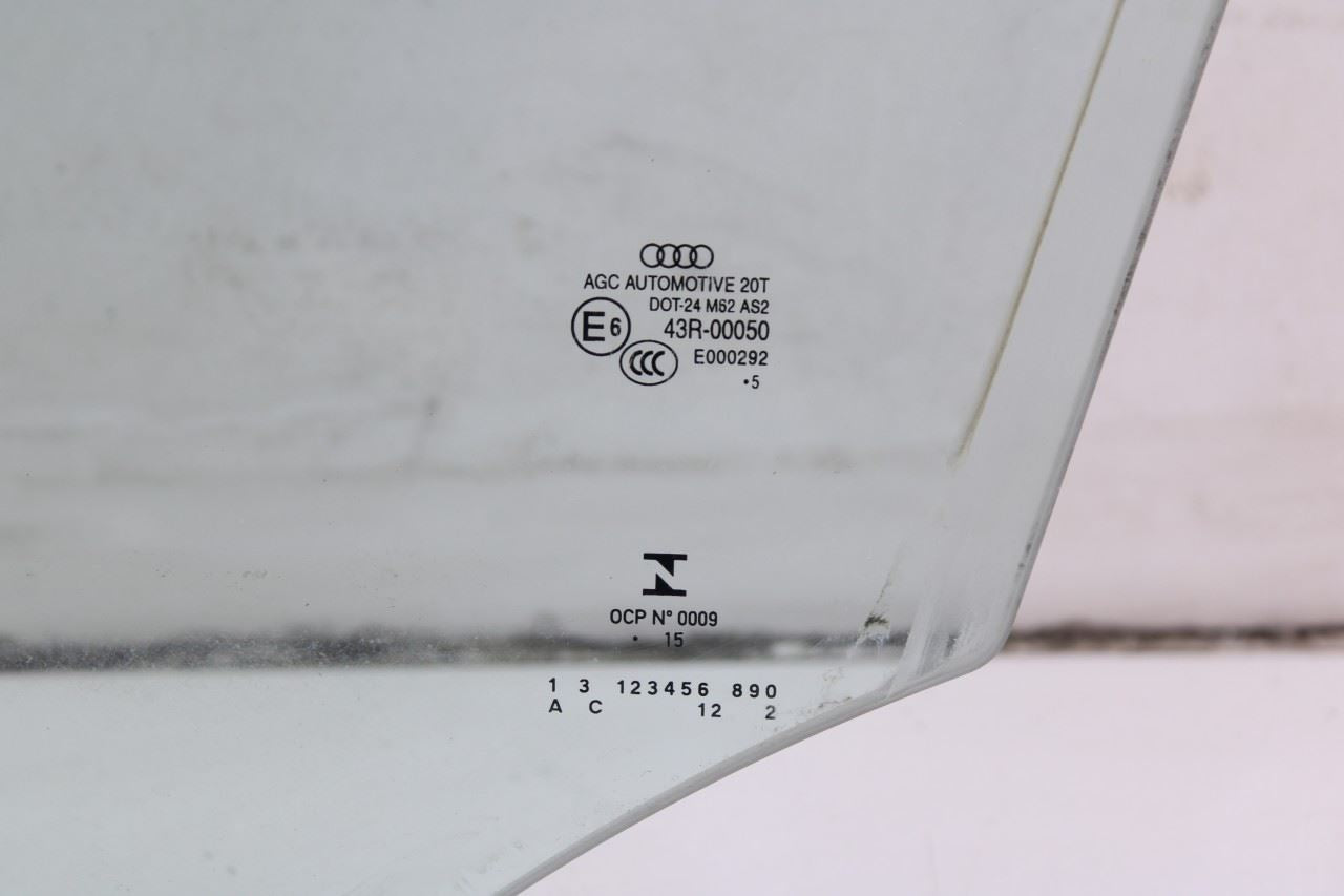 2011-2017 Audi Q5 Premium Front Left Door Window Movable Glass 8R0845201E OEM - Alshned Auto Parts