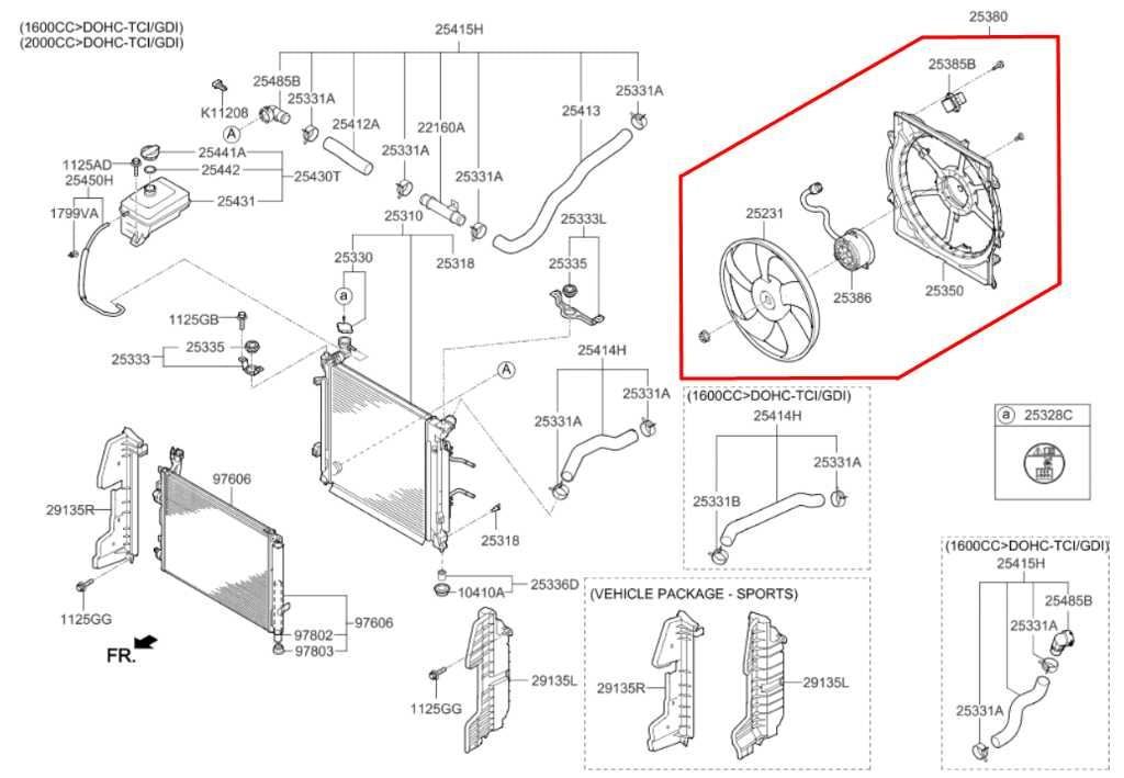 15-17 Hyundai Sonata Sport 2.0L Left Radiator Cooling Fan Motor Assy 25380-C2100 - Alshned Auto Parts