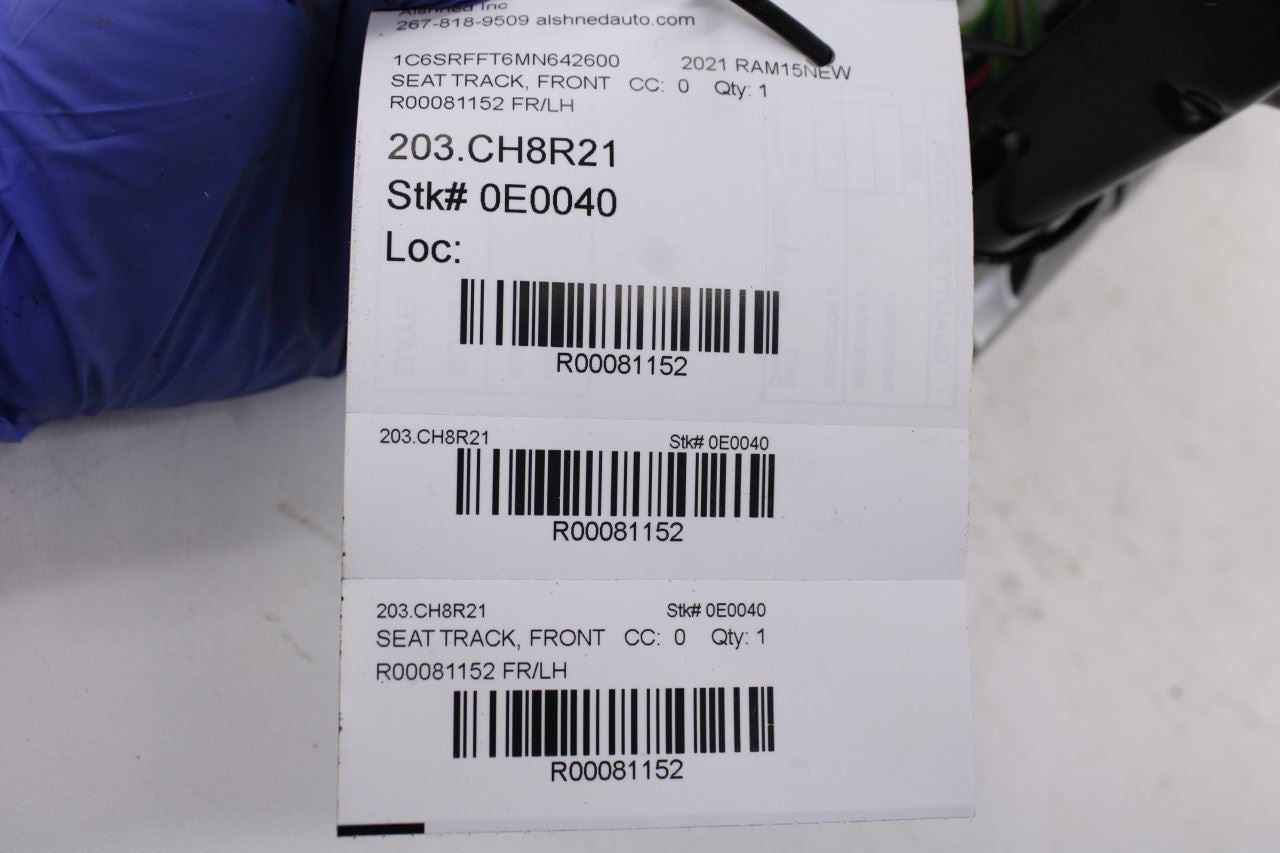 19-25 Ram 1500 Big Horn Crew Cab 5.7L 4WD Front Left Side Seat Lower Track Frame19