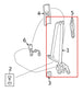 2007-2011 Toyota Camry LE 2.5L FWD Front Driver Left Side Seat Belt Retractor - Alshned Auto Parts