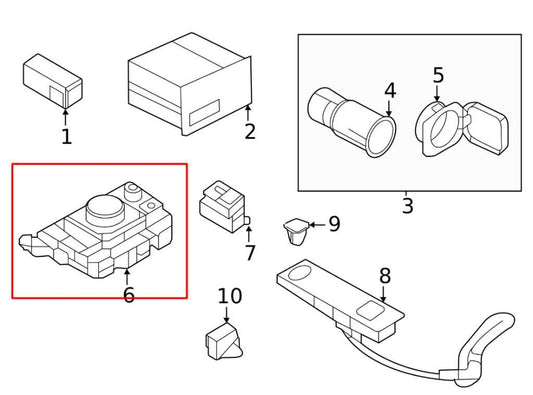 24-25 Mazda CX30 S 2.5L Center Console Infotainment Display Knob Control Switch - Alshned Auto Parts