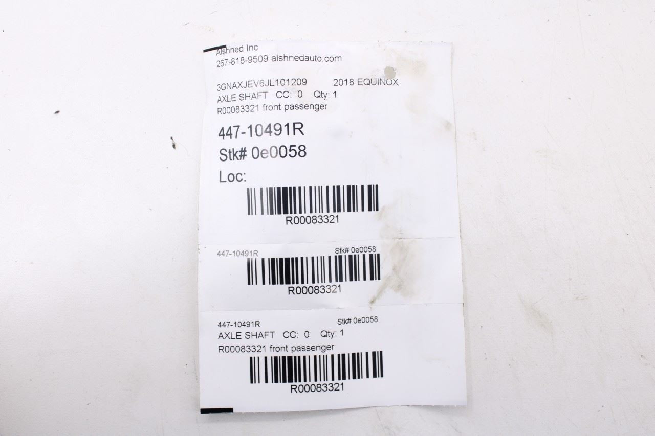 2018-2024 Chevrolet Equinox LT FWD Front Right Side CV Axle Drive Half Shaft9