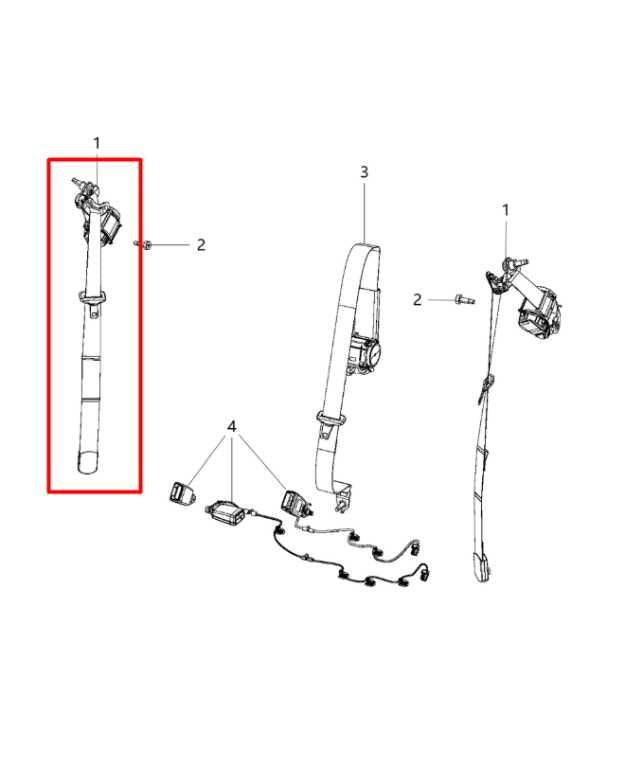 2014-18 Jeep Cherokee Limited Rear Passenger RH Side 2nd Row Seat Belt Retractor - Alshned Auto Parts