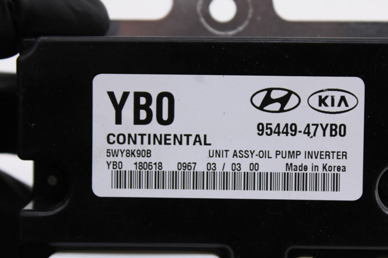 2018-2021 KIA Stinger GT2 AWD 3.3L Oil Pump Inverter Control Module 95449-47YB0 - Alshned Auto Parts