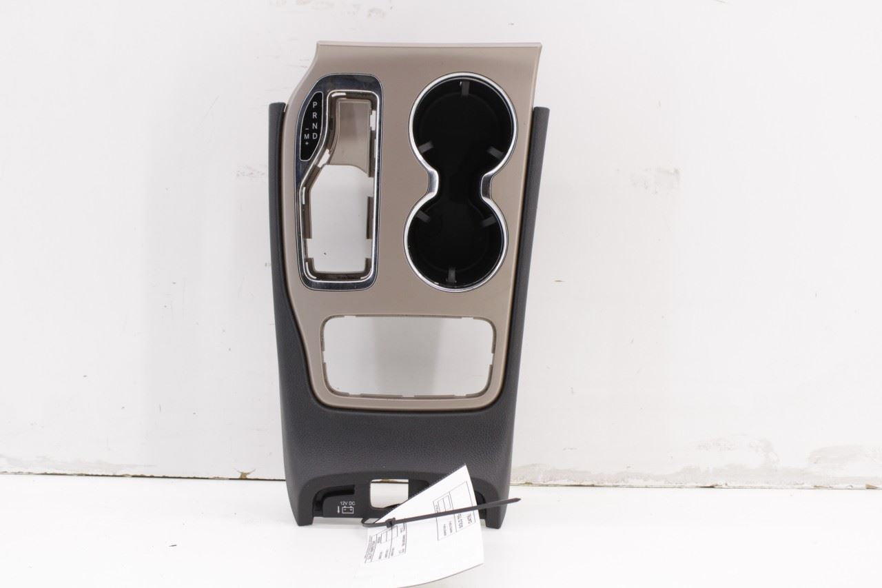 17 Jeep Grand Cherokee Summit Center Console Shifter Cover Panel Trim 5VK201T9AE - Alshned Auto Parts