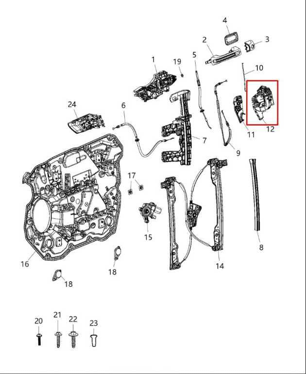 2019-2025 RAM 1500 Big Horn Front Left Driver Side Door Lock Latch Actuator - Alshned Auto Parts
