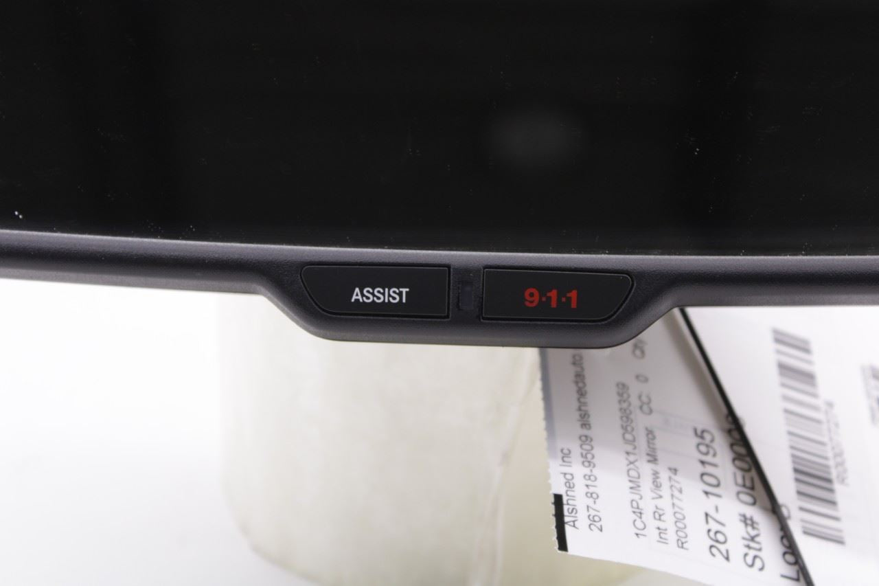 2018 Jeep Cherokee Limited Interior Inside Rear View Mirror 68360855AA OEM - Alshned Auto Parts