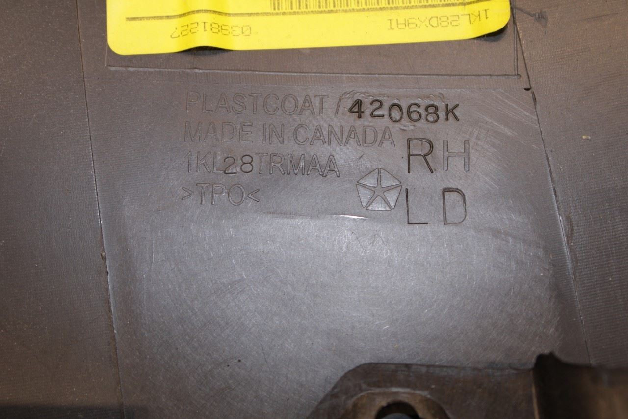 11-23 Dodge Charger GT AWD Right Passenger Side Center B-Pillar Trim Panel Cover - Alshned Auto Parts