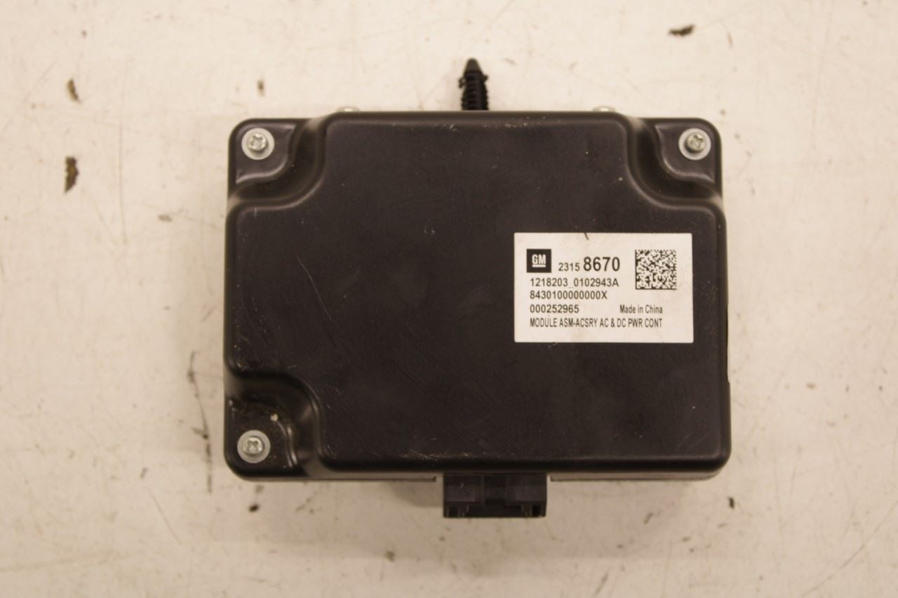 2017-2021 GMC Acadia SLT-1 3.6L AC DC Power Inverter Converter Control Module - Alshned Auto Parts