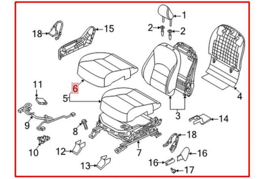 2022-2025 Infiniti QX50 Luxe 2.0L FWD Front Passenger Right Side Seat Complete - Alshned Auto Parts