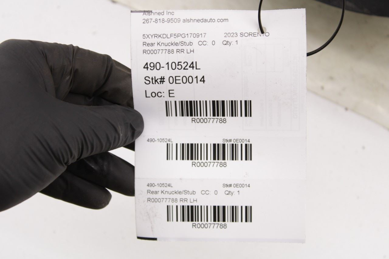 2021-25 Kia Sorento X-Line SX Prestige Rear Left Driver Side Spindle Knuckle Hub - Alshned Auto Parts