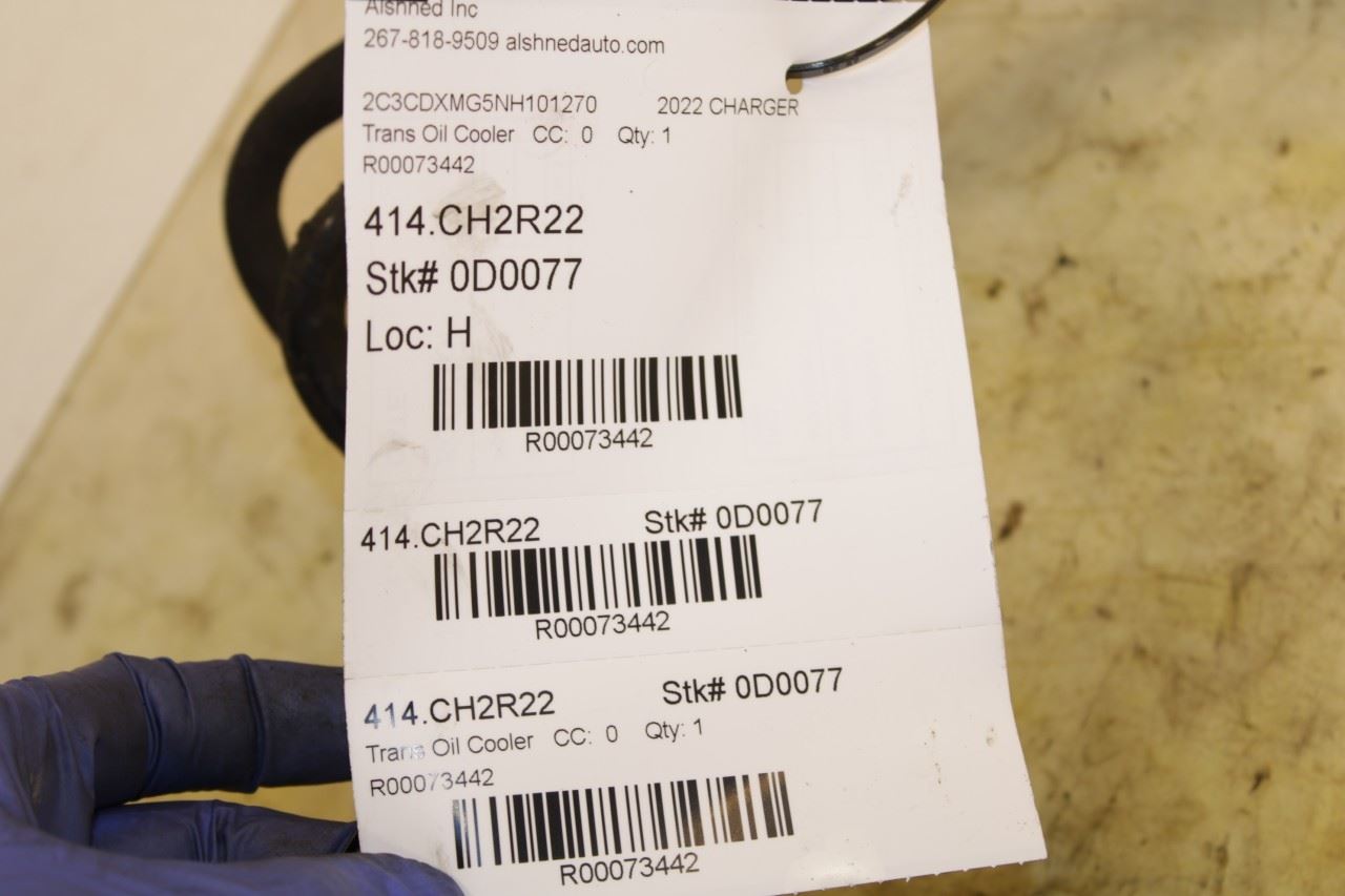 2012-2023 Dodge Charger GT AWD 3.6L Automatic Transmission Oil Cooler Hose Tube - Alshned Auto Parts