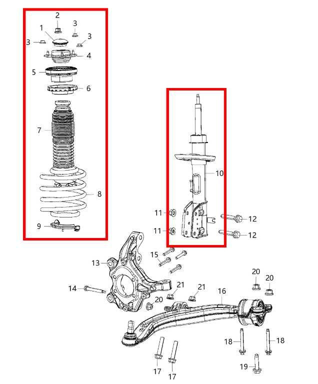 17-20 Chrysler Pacifica Limited 3.6L FWD Front Right Side Shock Strut Absorber - Alshned Auto Parts