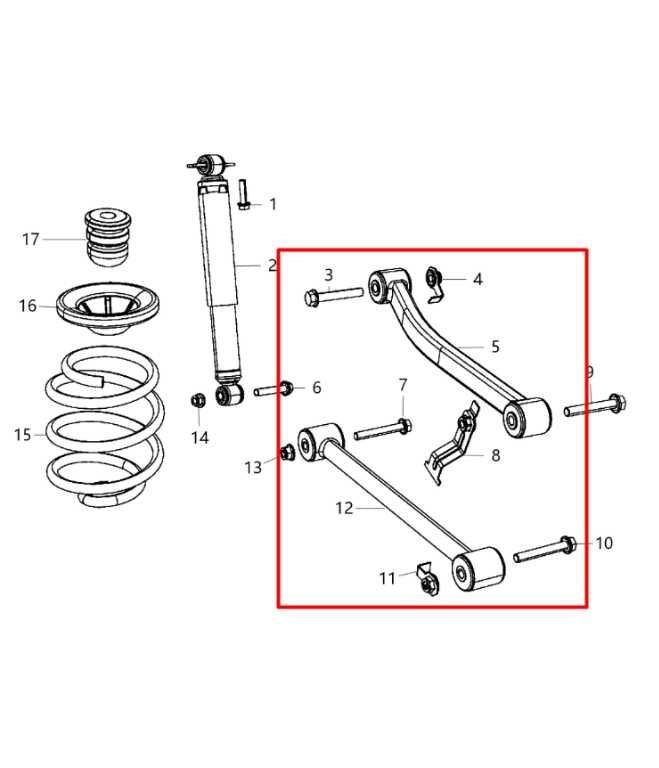 07-18 Jeep Wrangler Sport 2dr 4WD Rear Suspension RH and LH Side Control Arm Set - Alshned Auto Parts