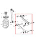 07-18 Jeep Wrangler Sport 2dr 4WD Rear Suspension RH and LH Side Control Arm Set - Alshned Auto Parts