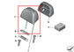 2014-2016 BMW 535i Front Right or Left Side Seat Headrest 52-10-7-340-377 OEM - Alshned Auto Parts