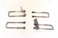 12-20 Isuzu NPR HD RWD Rear Right Left Side Leaf Spring U-Bolt Mounting Set of 4 - Alshned Auto Parts