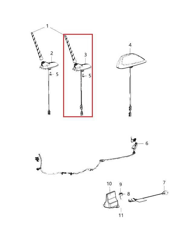 2019-20 Jeep Cherokee Latitude Roof Exterior Satellite Radio Antenna 68320426AA - Alshned Auto Parts