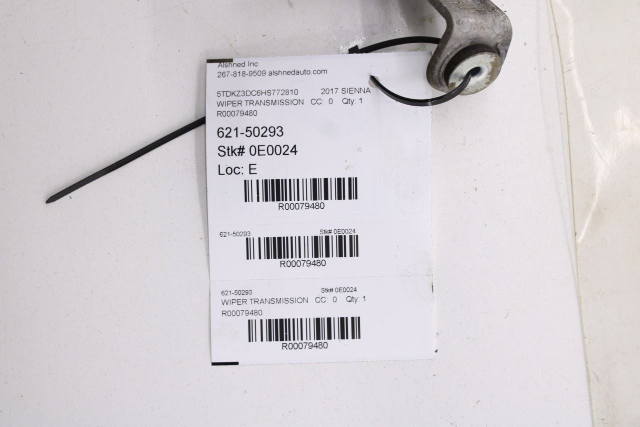 2011-2020 Toyota Sienna LE Front Windshield Wiper Transmission Linkage w/ Motor - Alshned Auto Parts